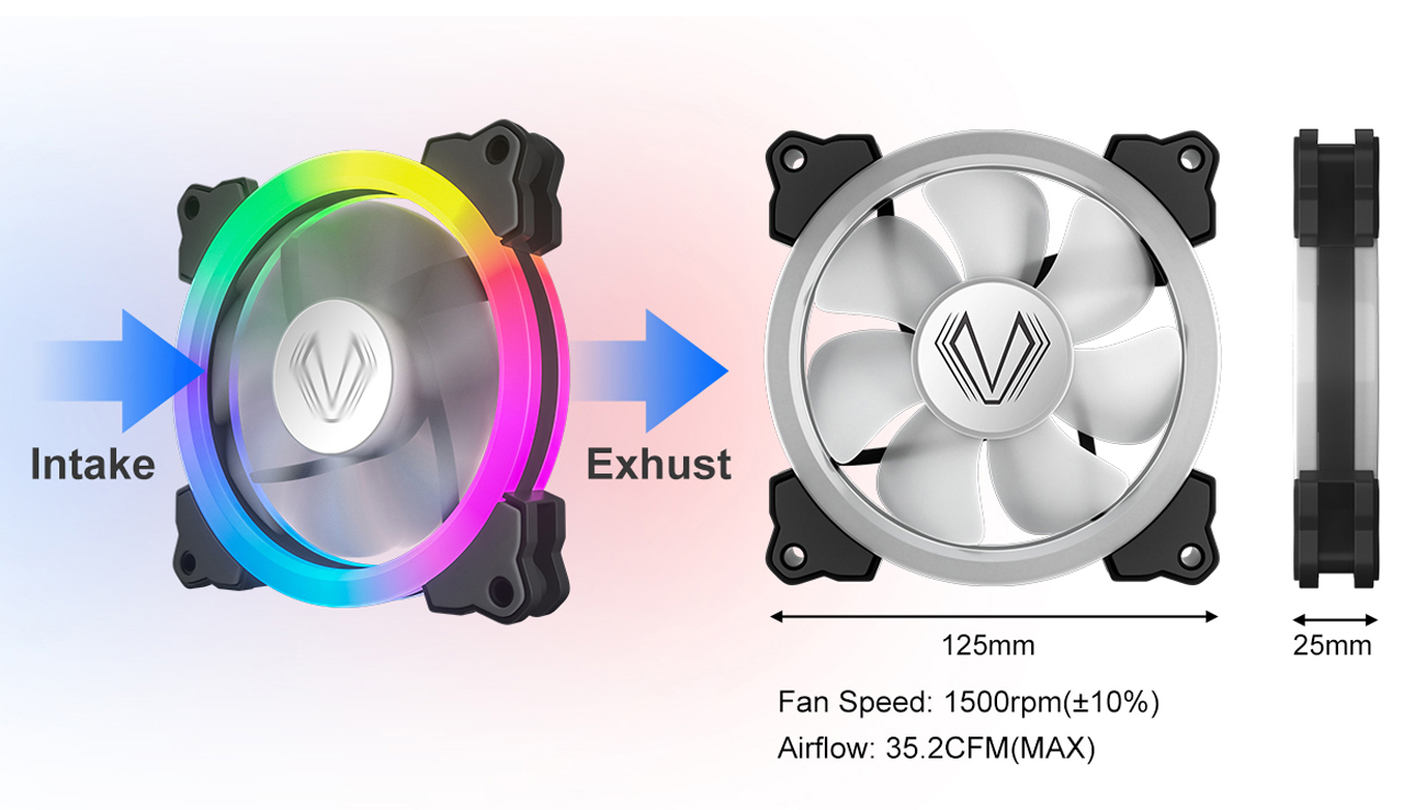 Vetroo Case Fan